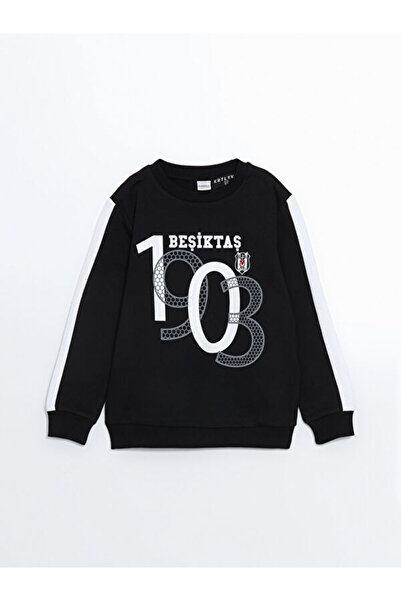 LC Waikiki Rmz Gi̇yi̇m Farkiyla Zero Roba Collar Licensed Printed Boys' Sweat...