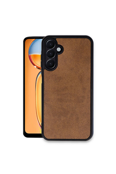 eco port حافظة سامسونج جالاكسي M15 غطاء جلدي من أراس - أسمر