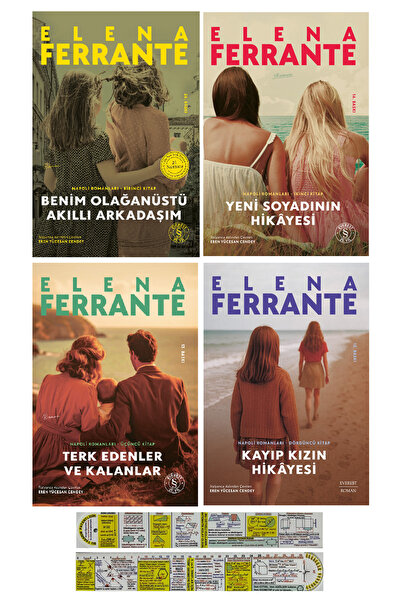 Everest Yayınları Napoli Romanları 4 Kitap Set Elena Ferrante Benim Olağanüst...