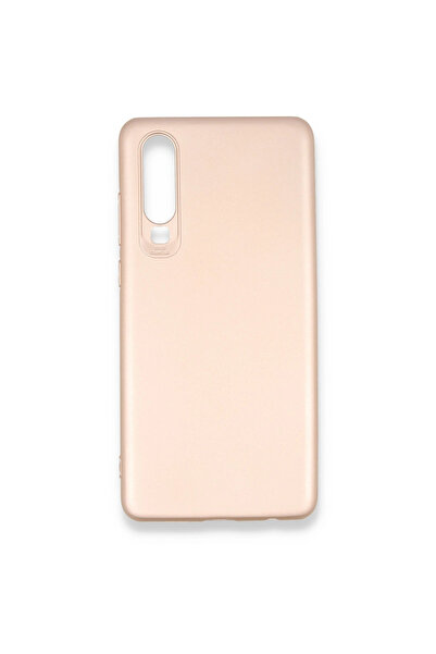 eco port جراب هواوي بي 30 أول سيليكون - ذهبي وردي