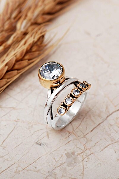 Sümer Telkari 5 Farklı Doğal Taş Seçenekli Elişi 925 Ayar Gümüş Yüzük 6004