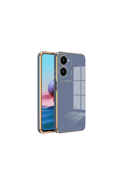 eco port Vivo Y18 Compatible Case Volet Silicone - Blue