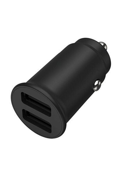 e-SWC Incarcator auto e-SWC®, 2 x USB, 12 W, 2.4 A, Negru
