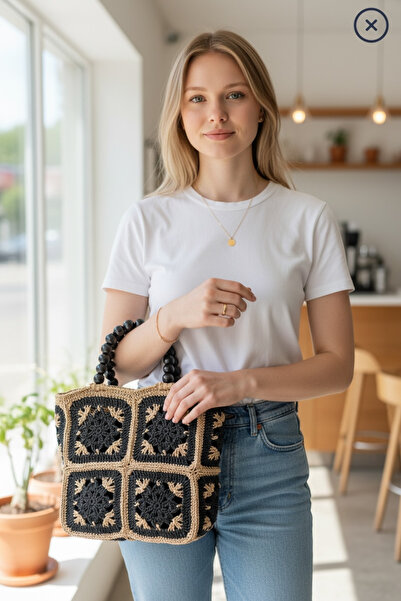 Emkaccessories Özel Örme Kol Çantası