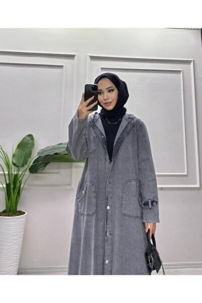 moda acar DENIM JACKET WITH POCKET DETAILS