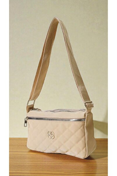 MAMIN Τσάντα ώμου με πολλά φερμουάρ