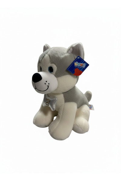 Sunman Plush Dog with Sound 35 cm White Gray