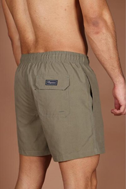 Dopomare 2415 Men's Solid Color Swim Shorts-Turquoise