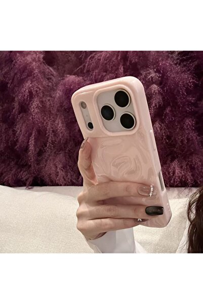 EDELFU متوافق مع iPhone 17 PRO MAX - غطاء سيليكون بنمط مجعد، غلاف ناعم غير قا...