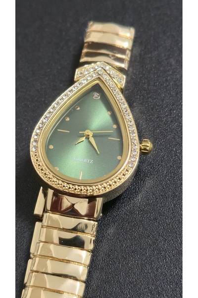 Clup Polo Damla Figürlü Zirkon İşlemeli Paslanmaz Çelik Kol Saati