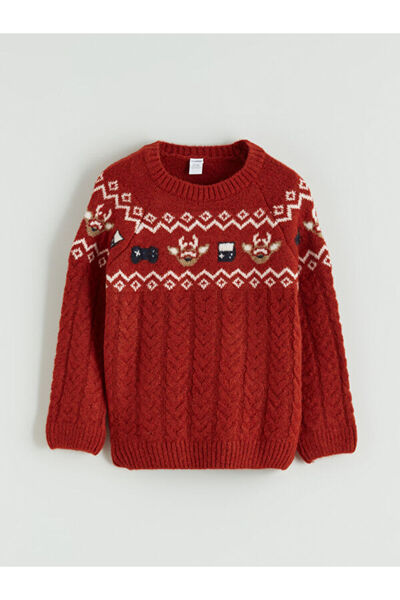 LC Waikiki New Year's Themed Boy's Knitwear Sweater from Uzg Store for Style ...