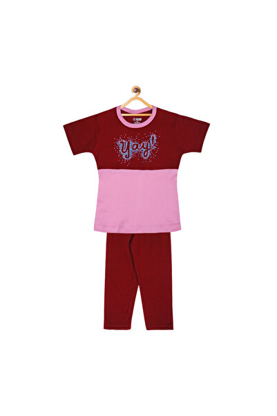 Pink Berries 100% Cotton- GIRLS TWO PIECE PAJAMA SET SLEEPWEAR