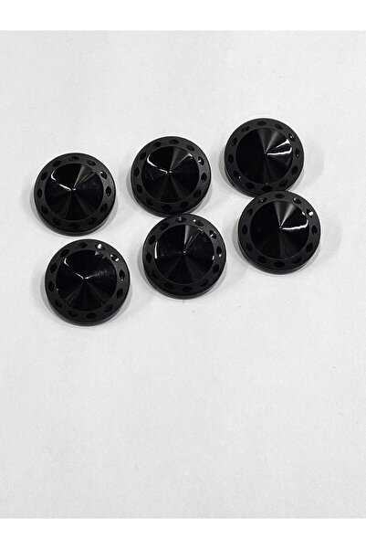 karantuhafiye سترة كارديجان إيطالية بأزرار / أسود / منقوش / 1.8 سم / مجموعة م...