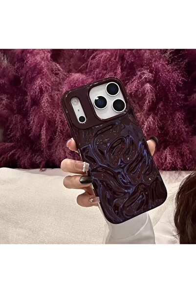 EDELFU متوافق مع iPhone 17 PRO - غطاء سيليكون بنمط مجعد، غلاف ناعم غير قابل ل...