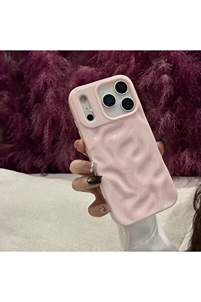 EDELFU متوافق مع iPhone 17 PRO - غطاء سيليكون بنمط مجعد، غلاف ناعم غير قابل ل...