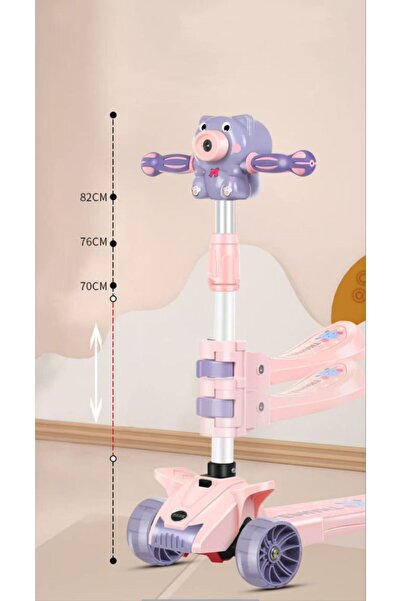 ABAS Children's scooter with balloons blue