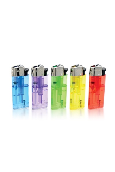 Koko 109 Taşlı Çakmak 50 Adet, Şeffaf, RENKLİ