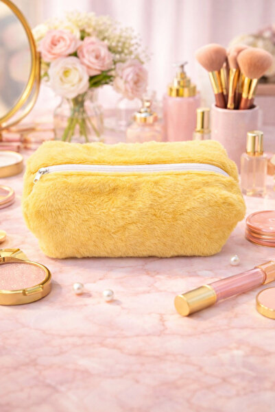 YİFOREVERS KOZMETİK Plush Makeup Bag 1 Piece