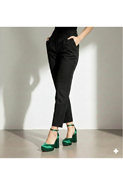 MAJESTE Abiye kadın TAPUKLU AYAKKABI