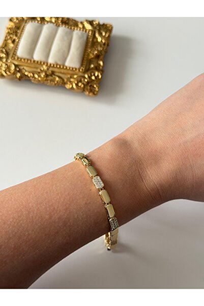 Charmist Steel Zircon Chain Model Bracelet