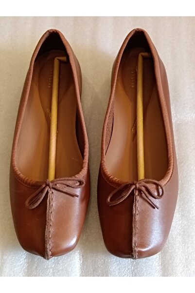 Butik Tülin Women's Authentic Genuine Cowhide Leather Coffee Soft Comfortable...