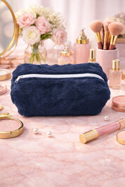 YİFOREVERS KOZMETİK Plush Makeup Bag 1 Piece