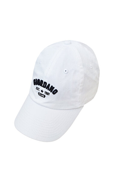 Giordano قبعة قطنية للجنسين بشعار مطرز ثلاثي الأبعاد