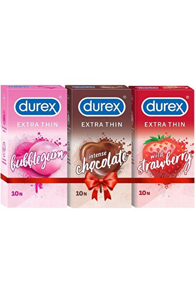 Durex واقي ذكري رقيق للغاية، 3 قطع