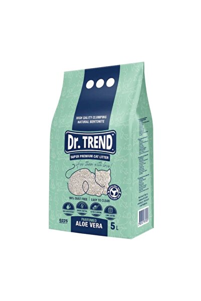Dr.Trend Premium Bentonite Cat Litter - Aloe Vera, 5L