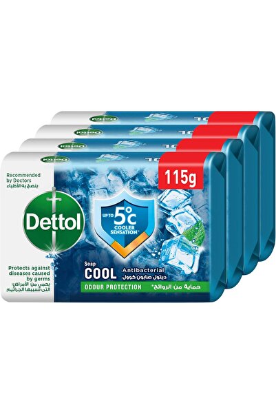 Dettol صابون بارد 4 × 115 جم