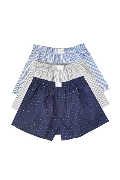 Giordano Men's Cotton Poplin Regular Fit Boxers 3pcs Pack