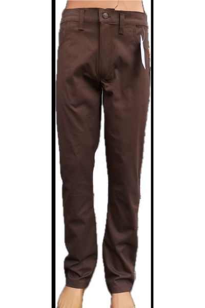 BeyzDenim Classic Tan Color Lycra Cotton Gabardine Oversize Pants