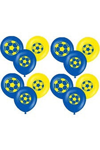 ÇITIPITISTORE Football Team Colors Ball Printed 10-Piece Balloon Set