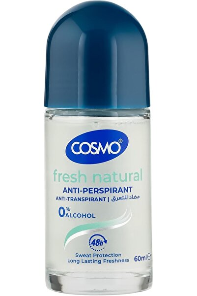 Cosmo Fresh Natural Active Zinc Long-Lasting Freshness Deodorant Roll-On (60ml)
