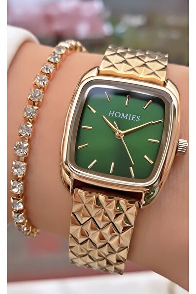 Homies Brand Original Gold Color 2 Years Warranty Cutting Glass Women's Wrist...