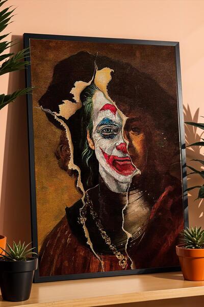 Saturn Tablou înrămat cu autoportret Joker, cadou pentru iubitorii de cinema,...