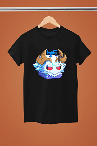 MAGORS Blox Fruits Printed Cycling Collar Cotton Short Sleeve Children's Tshirt