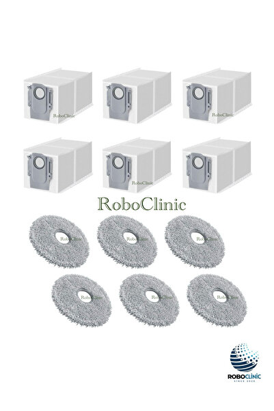 Roboclinic ملحقات بديلة متوافقة مع مكنسة روبوروك ساروس 10R الروبوتية، كيس غبا...