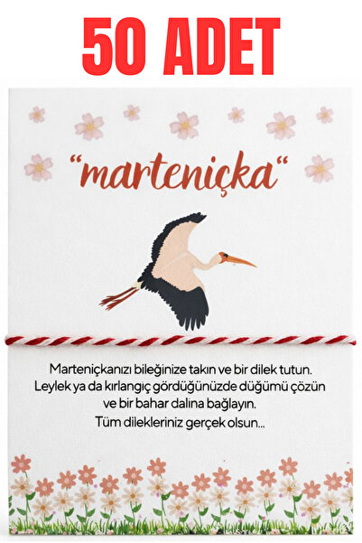 Jaida Moda Marteniçka Rope Bracelets – 50 Pieces |   Gift Wrapped & Card Incl...