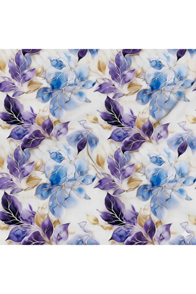 podyum baskı قماش دابيل منقوش بأوراق الشجر لفساتين النساء، والشالوار، والتنور...