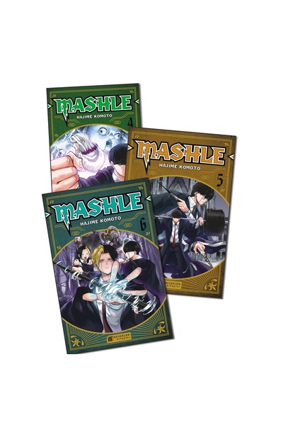 Akıl Çelen Kitaplar Mashle 4-6. Ciltler 3 lü Manga Seti