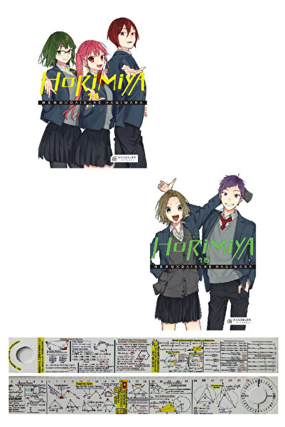Akıl Çelen Kitaplar Horimiya 14-15. Ciltler Manga Seti + Özel Cetvel