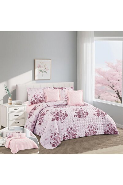 Graciana Summer bedspread, single and a half size, double-sided microfiber, 4...