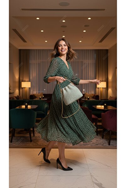 Mimoza Accessories Stylish Bucket Bag with Gold Metal Handle