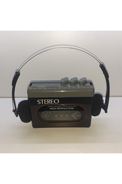 stereo Retro Walkman | Nostaljik Kasetçalar | Kulaklık Dahil