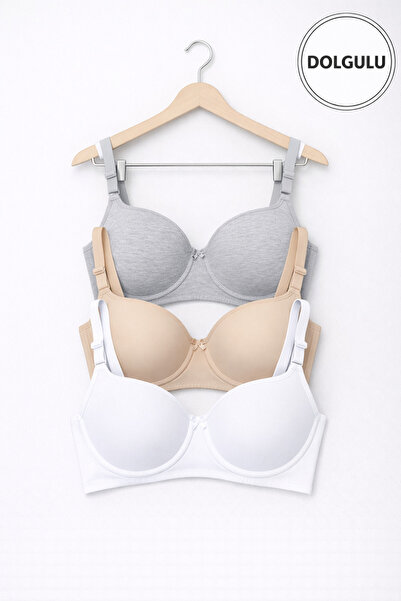 WINNERAIN Σουτιέν 3 τεμαχίων χωρίς ενίσχυση - Άνετο για καθημερινή χρήση - Με...