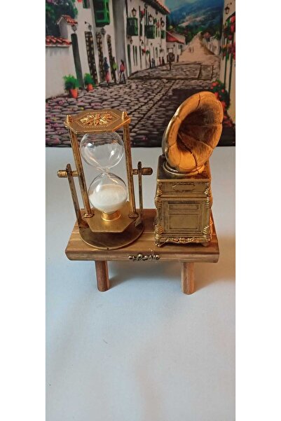 SAGA DEKORASYON & HEDİYELİK Gramofon Kum Saati