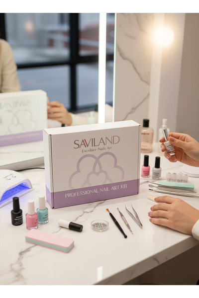 Saviland Professional Electric Nail Drill Set - Fast 3-Min Home Manicure Kit ✨