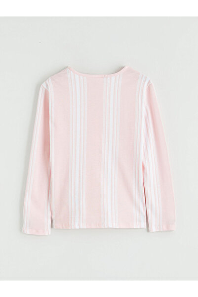 LC Waikiki Girls' Pajama Top with Bow Detail