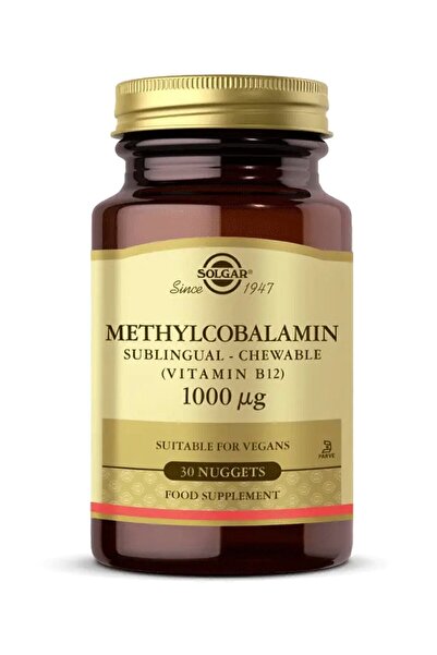 Solgar Methylcobalamin (b12) 1000 Mcg 30 Dil Altı Tablet